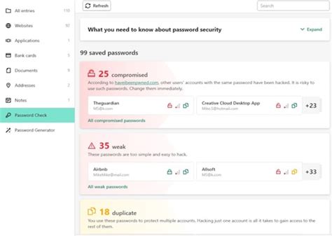 kaspersky controllo password.
